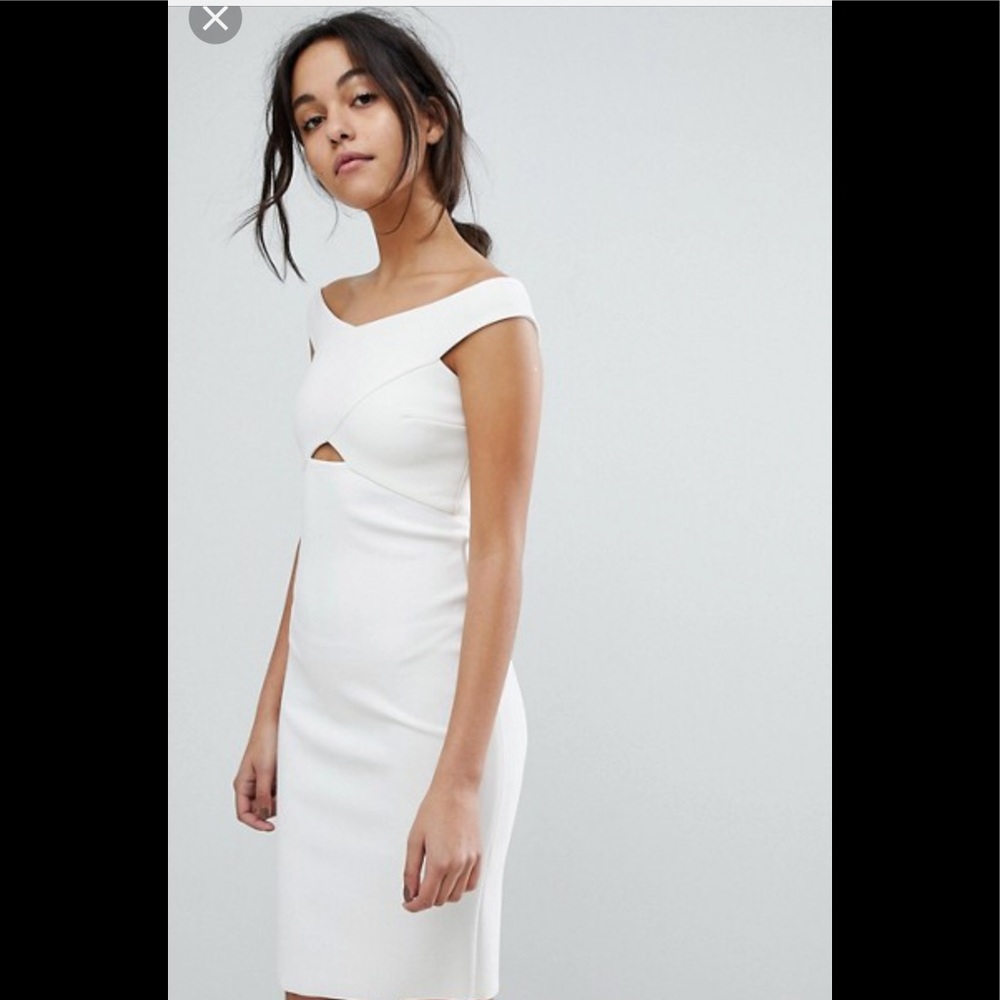 Bec & Bridge NAVY Body Con Cut-Out Mini Dress Size 4